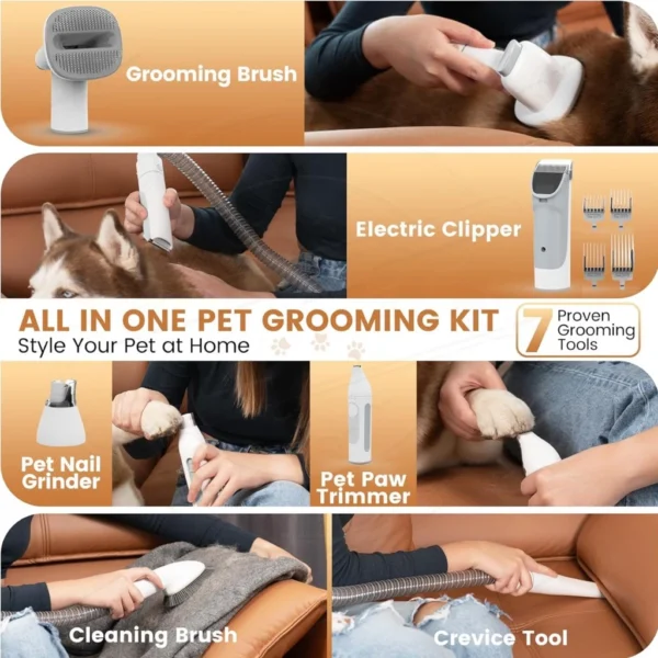 7 In 1 Pet Grooming Vacuum 800W