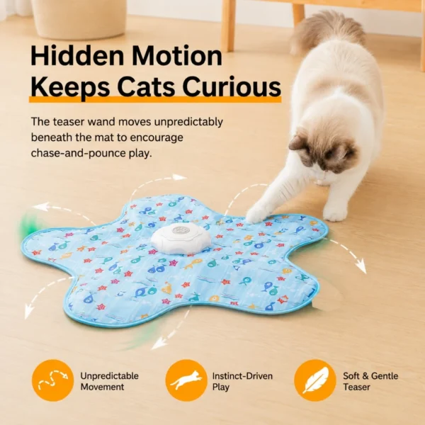 Automatic Hide and Seek Cat Toy