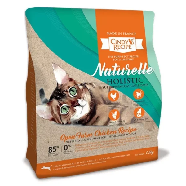 Cindys Recipe Naturelle Cat Food 1.5kg