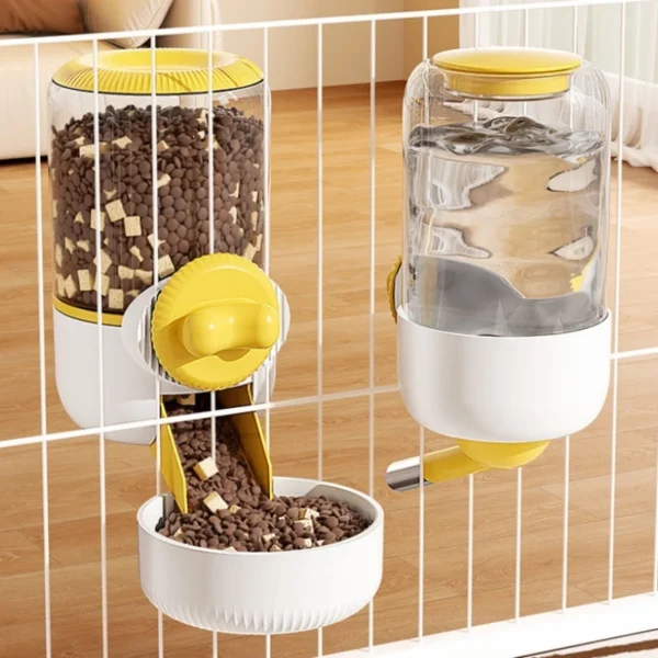 Hanging Pet Cage Feeder Water Dispenser