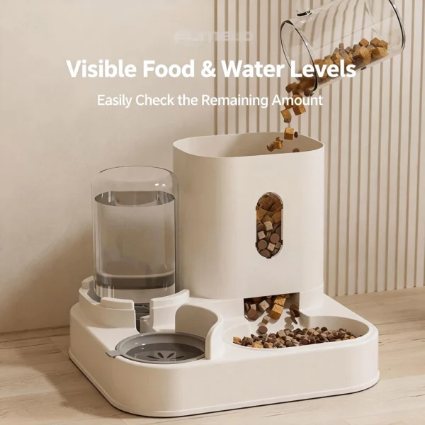 my-11134207-820la-mkaj9l4cpqtg0c.webp 2in1 Automatic Pet Feeder Water Bowl