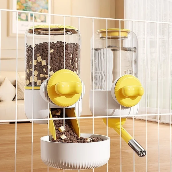 Hanging Pet Cage Feeder Water Dispenser