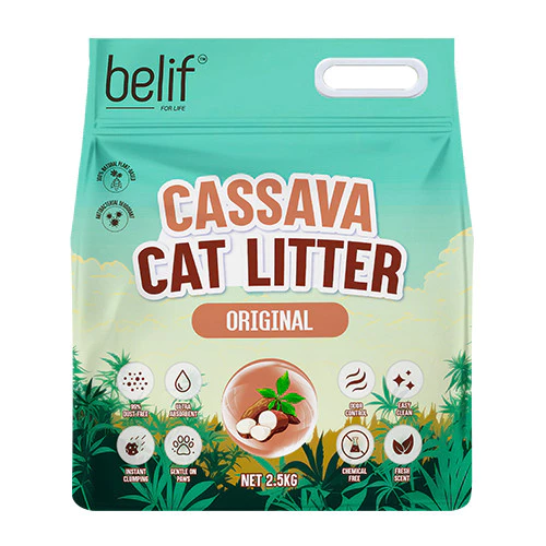 Belif Cassava Cat Litter 2.5kg